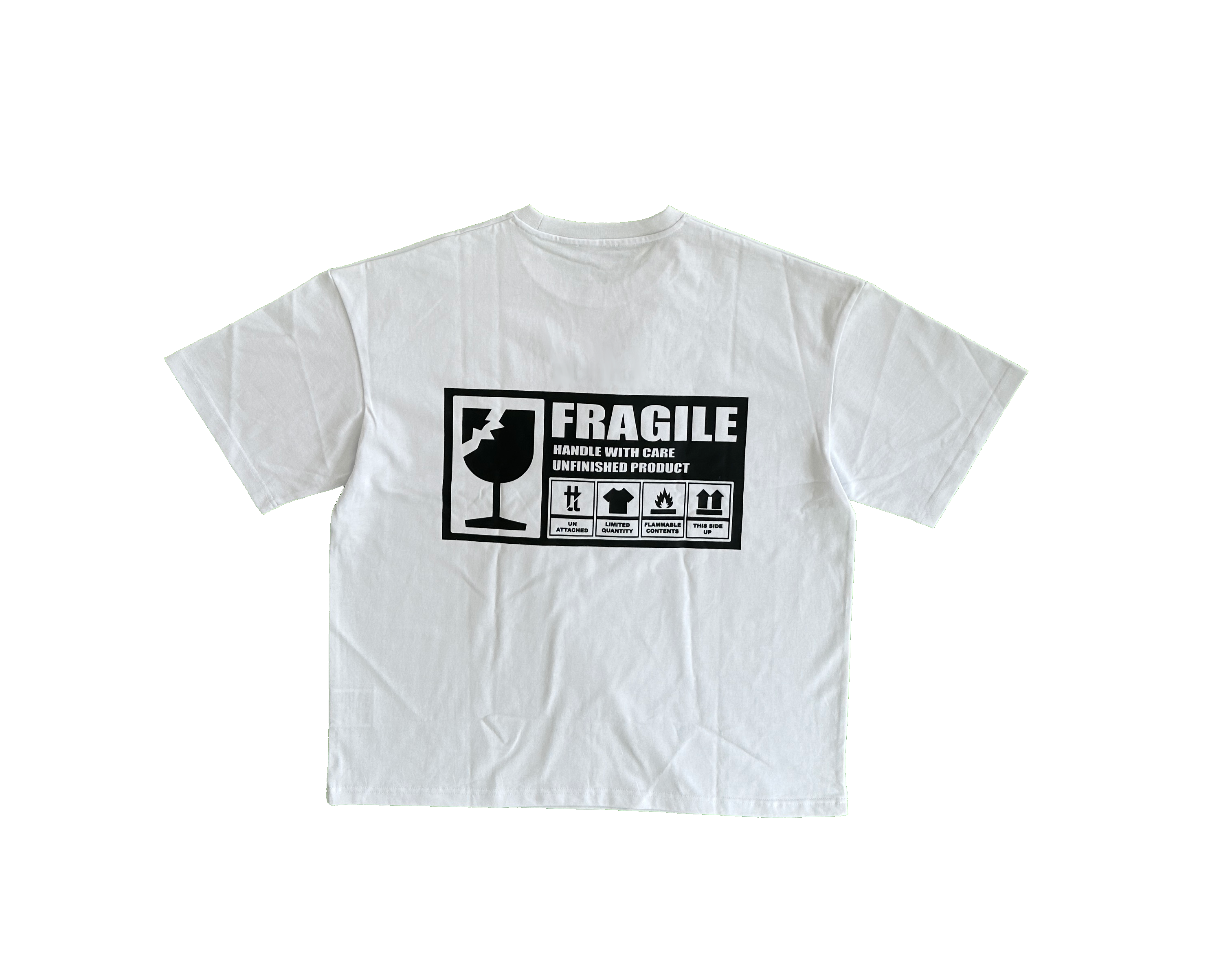 'FRAGILE' OVERSIZED TEE