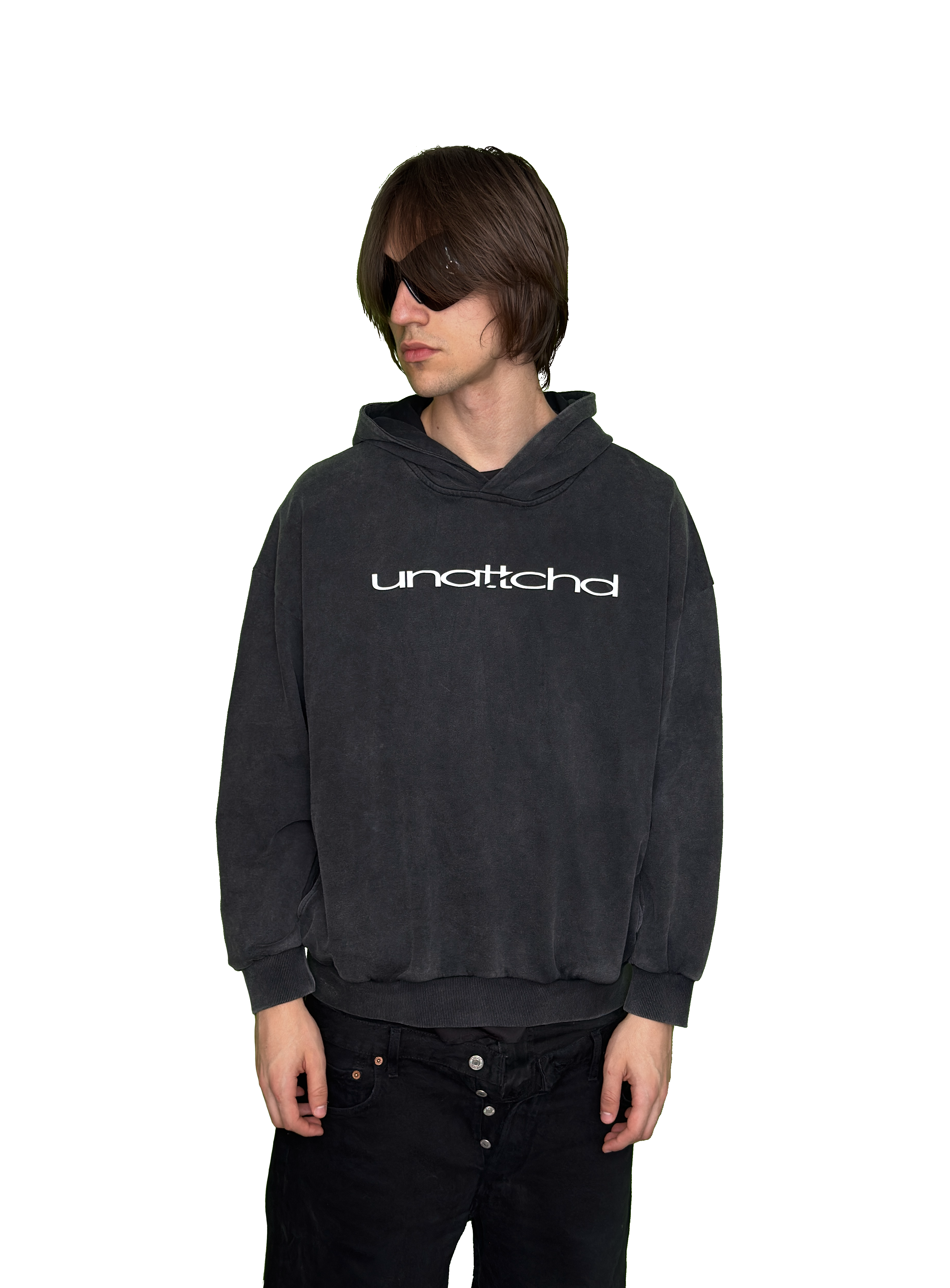 'UNVEILED' WASHED HOODIE