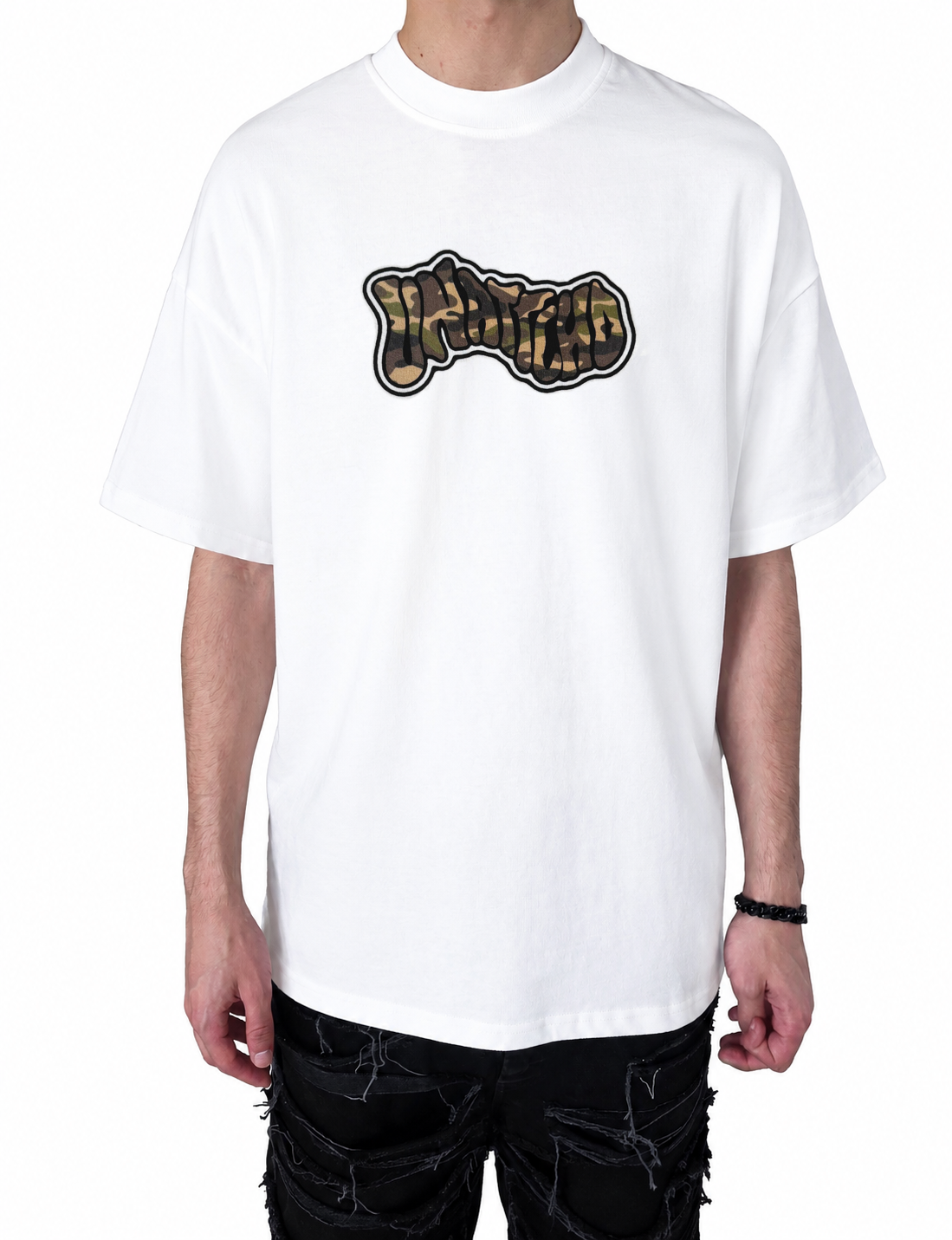 CAMO LOGO TEE