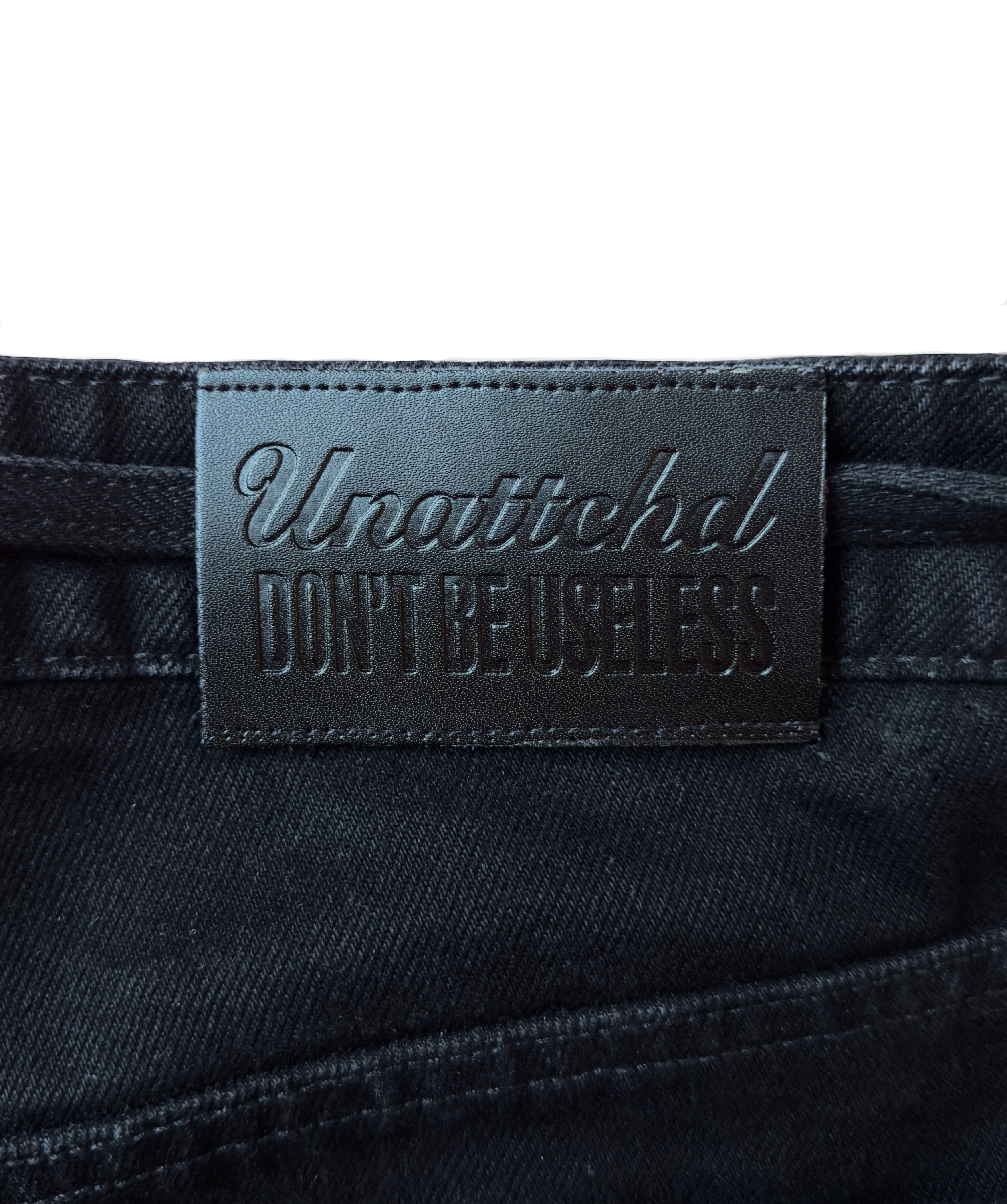 'DON'T BE USELESS' JORTS
